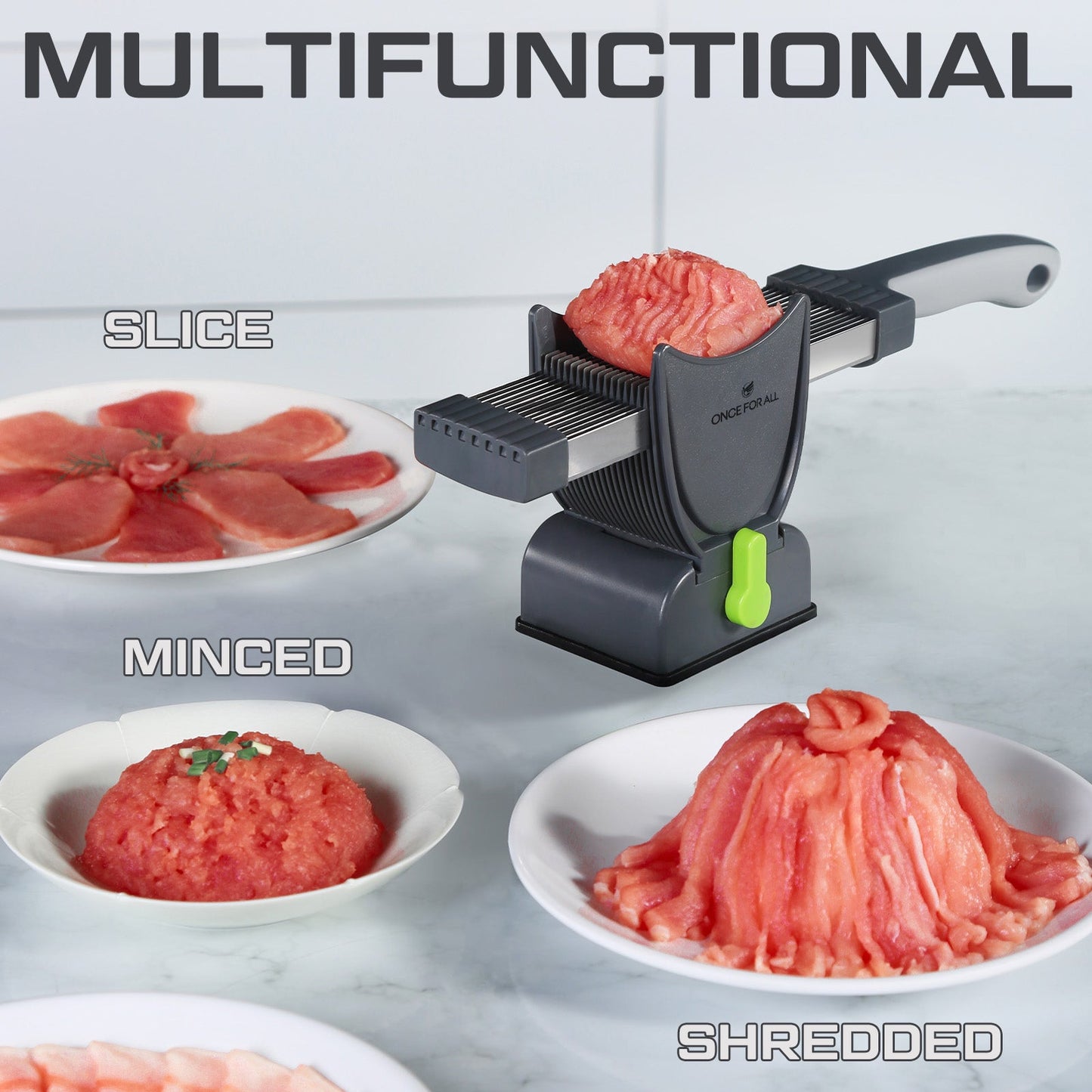 Meat Slicer Kitchen Knife Set for Slicing Shredding